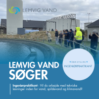 Stillingsopslag - Vi søger ingeniørpraktikant til Lemvig Vand